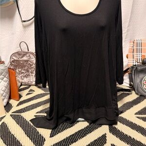 Shirt:  Black Women's Top